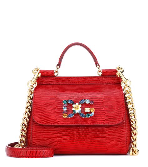 dolce gabbana sicily red bag|d&g sicily bag.